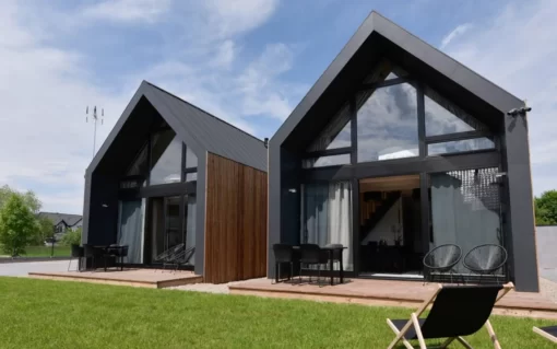 1 NOWOCZESNY DOM SZKIELETOWY 33 M² Z TARASEM CAS-60 „MODERN”_