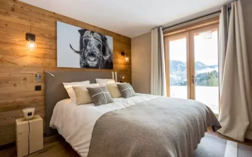 DOM Z DREWNA 70 M² Z PODDASZEM CAS 70 JANTAR sypialnia_