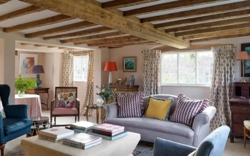 DOM Z DREWNA 70 M² Z PODDASZEM CAS 70 JANTAR wnętrze_